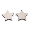 Tarnish Resistant 304 Stainless Steel Pendants STAS-O133-03C-P-1