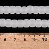 Imitation Jade Glass Beads Strands GLAA-N002-8mm-01-4