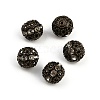 Brass Rhinestone Beads RB-A011-12mm-01AB-NF-1