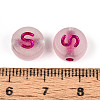 Luminous Frosted Acrylic Beads FACR-T008-02S-4