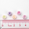 Initial Acrylic Beads X-PL085-4