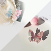 Double Layered Butterfly Acrylic Claw Hair Clips PW-WG6EC97-04-1