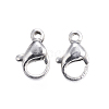 Tarnish Resistant 304 Stainless Steel Lobster Claw Clasps STAS-P097-A10-P-1