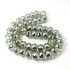 Electorplated Glass Beads EGLA-E005-02-2