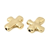 Cross Brass Beads KK-L267-05G-2