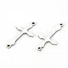 Non-Tarnish 201 Stainless Steel Link Connectors LS-X-STAS-S110-086P-2
