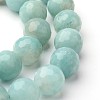 Natural Amazonite Beads Strands G-J376-17-8mm-1