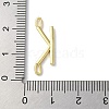 Rack Plating Brass Connector Charms KK-P245-07G-K-3