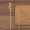 Alloy Flower Hair Sticks PW-WGDBE65-02-1