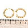 Ion Plating(IP) 304 Stainless Steel Huggie Hoop Earrings EJEW-O087-06A-5