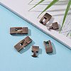 Tibetan Style Snap Lock Clasps RLF11313Y-NF-5