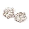 Brass Stud Earrings for Women EJEW-U015-05P-2