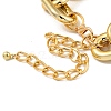 Chunky CCB Plastic Curb/Cable Chain Necklaces for Women NJEW-K261-01A-G-1-4