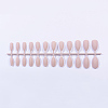 Solid Colors Matte Plastic False Nails Full Cover Fake Nails Tips MRMJ-T031-15-03-1