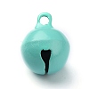 Baking Paint Brass Bell Pendants KK-WH0044-35A-3
