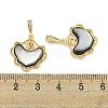 Natural Black Lip Shell Pendants KK-S386-17G-02-3