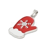 Brass Enamel Pendants LS-KK-B158-01P-2