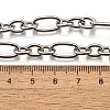 Non-Tarnish Unisex 304 Stainless Steel Figaro Chain Necklaces X-NJEW-H215-03P-5