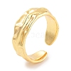 Rack Plating Brass Open Cuff Rings RJEW-Z059-04G-1