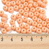 Imitation Jade Glass Seed Beads SEED-Z001-A-B11-4