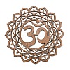 Bohemian Meditation Energy Symbol Wood Coasters PW22120227200-2