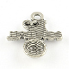 Softball Tibetan Style Alloy Pendants TIBEP-R304-131AS-LF-2