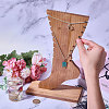 Wooden Anklets Display Stands ODIS-WH0025-224A-3