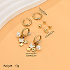 3 Pairs Elegant Stainless Steel Earring Sets OF1161-2-2