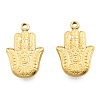 Ion Plating(IP) 201 Stainless Steel Pendants STAS-N098-243LG-1