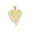 Brass Cubic Zirconia Pendants KK-T004-99-NF-3