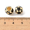 Sports Ball Brass Enamel European Beads KK-CBAF2EC-03G-04-3