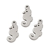 Non-Tarnish 201 Stainless Steel Pendants STAS-E176-19P-2