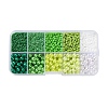 DIY 10 Grids ABS Plastic & Glass Seed Beads Jewelry Making Finding Beads Kits DIY-G119-01G-1