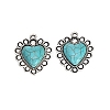 Synthetic Turquoise Pendants PW-WG50367-05-1