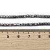 Synthetic Terahertz Stone Beads Strands G-H327-L03-01-4