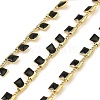 Brass Rectangle Link Chains CHC-C007-03G-07-1