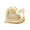 Brass Micro Pave Cubic Zirconia Pendants KK-S510-32G-01-2