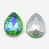 Pointed Back Glass Rhinestone Cabochons RGLA-T017-7x10mm-06-2