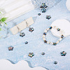 12Pcs 2 Styles Natural Abalone Shell/Paua Shell Beads SHEL-TA0001-40-7