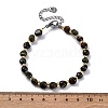 Natural Dragon Blood Beaded Bracelets for Women G-P563-07P-08-5