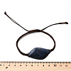 Natural Lapis Lazuli Beads Braided Bead Bracelets BJEW-Q070-01G-5