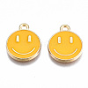 Alloy Enamel Charms ENAM-S121-165C-RS-2