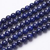 Grade A Round Dyed Natural Lapis Lazuli Beads X1-GSR6mmC123-2