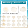 300Pcs Natural Shell Beads SSHEL-SP0001-03-2