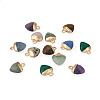 Fashewelry 16Pcs 8 Styles Natural & Synthetic Gemstone Charms G-FW0001-34-12