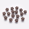 Tibetan Style Alloy 3D Flower Beads RLF0476Y-1