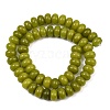 Dyed Natural White Jade Beads Strands G-G107-A47-01-5
