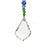 Glass & Iron Sun Catcher Pendant HJEW-K047-02P-05-2