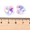 Faceted Glass Charms RGLA-L026-B17-3