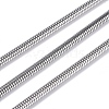 Tarnish Resistant 304 Stainless Steel Round Snake Chains CHS-L023-01D-P-1